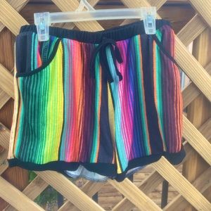 Crazy Train Cotton Shorts Size Medium